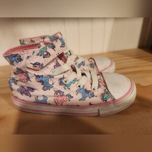 Unicorn High-Top Kids Shoes - Pink
